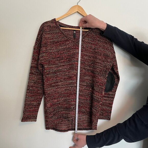 Kut from the Kloth. Knit Sweater. Red, Yellow and Black. Fits M. - Picture 4 of 8